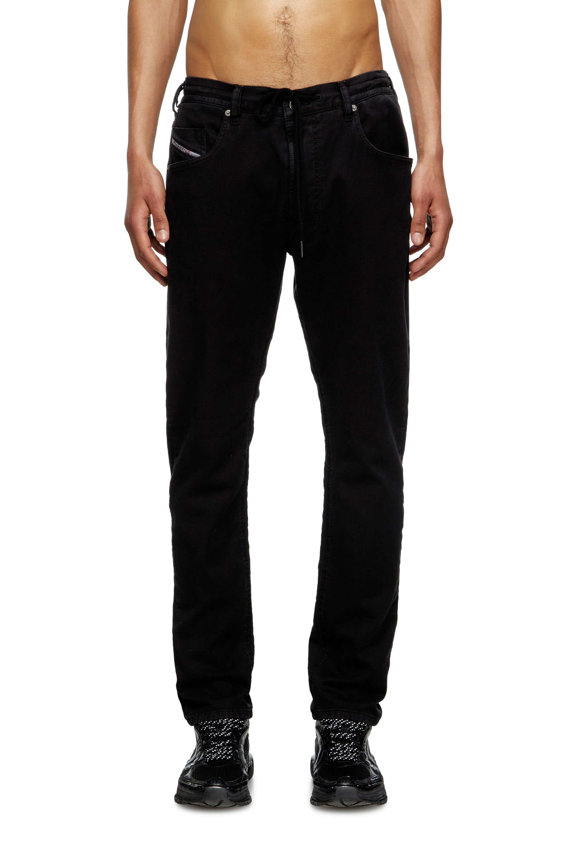 Diesel - Herren Regular 2030 D-Krooley Joggjeans® 068NH, Schwarz/Dunkelgrau - 1